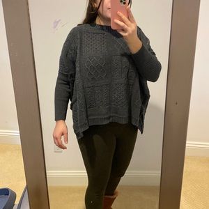Oversized CAbi sweater size xs. Very warm and cute